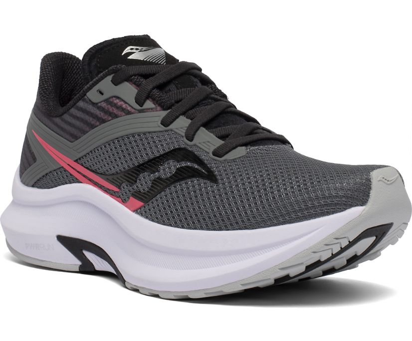 Women's Saucony Axon Running Shoes Grey / Black | Singapore 085UZGT